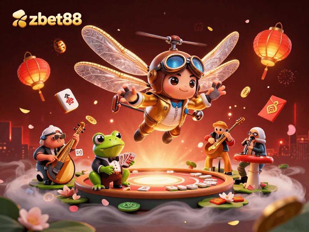 Experience thrilling gaming at zbet88 with vibrant characters and rich casino elements.