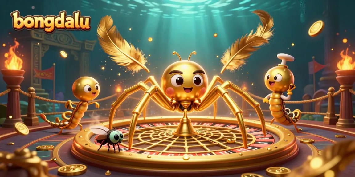 Experience bongdalu excitement with bets placed at a roulette wheel in this dynamic illustration.