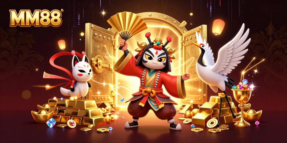 Experience the excitement of MM88's vibrant online gaming realm filled with treasures!