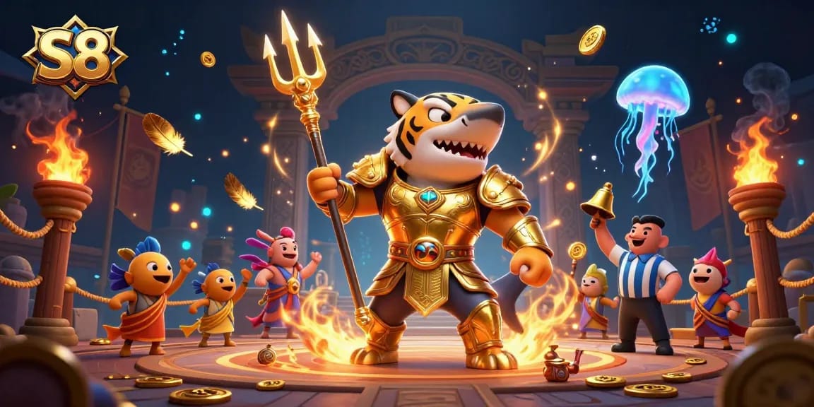 Win exciting deals with S8 while gambling in a vibrant underwater casino!