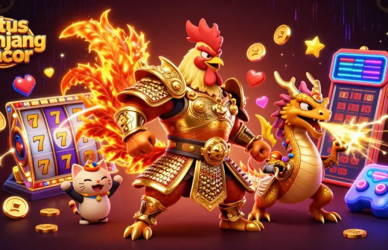 Experience the thrills of situs mahjong gacor with 3D characters and vibrant slot game elements.