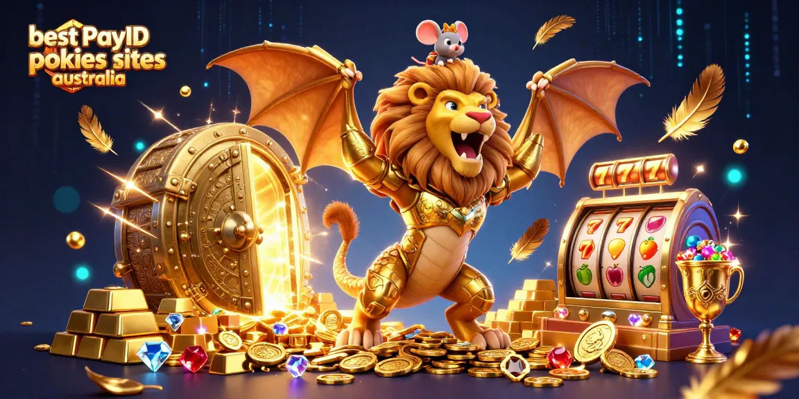Experience the excitement of the best PayID pokies sites australia with vibrant digital casino elements.