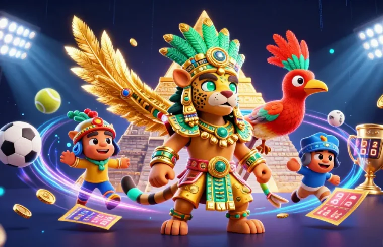 Experience thrilling gameplay at sonclub with dynamic 3D illustration showcasing exciting gambling elements.