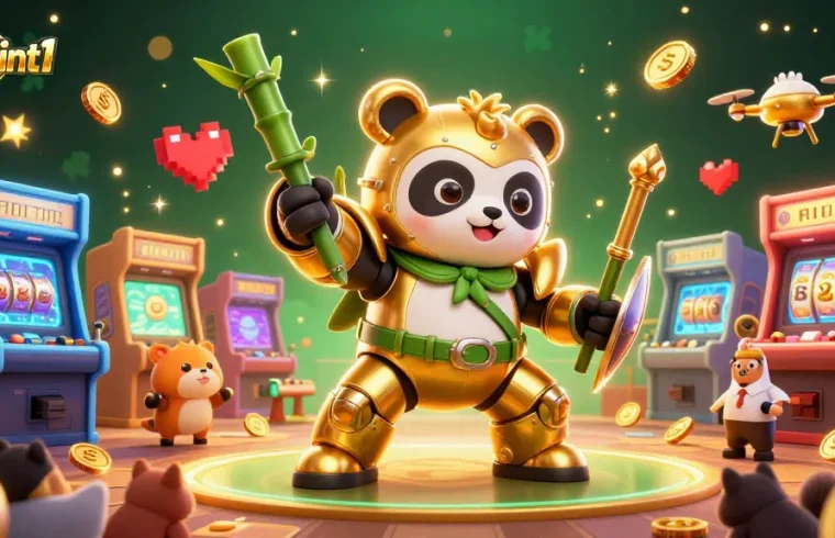 Experience thrilling jackpots and slots at sunwint1 with 3D cartoon visuals in an energetic casino arena.