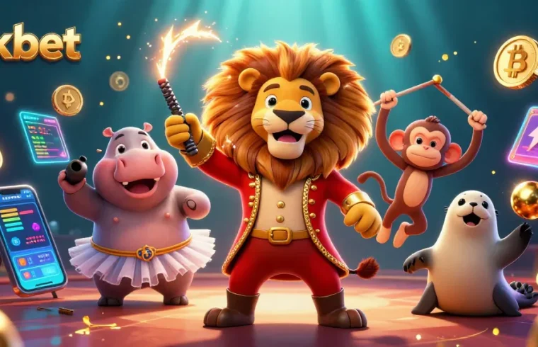 Experience exhilarating games at 8xbet with vibrant 3D characters and elements illustrating the casino atmosphere.